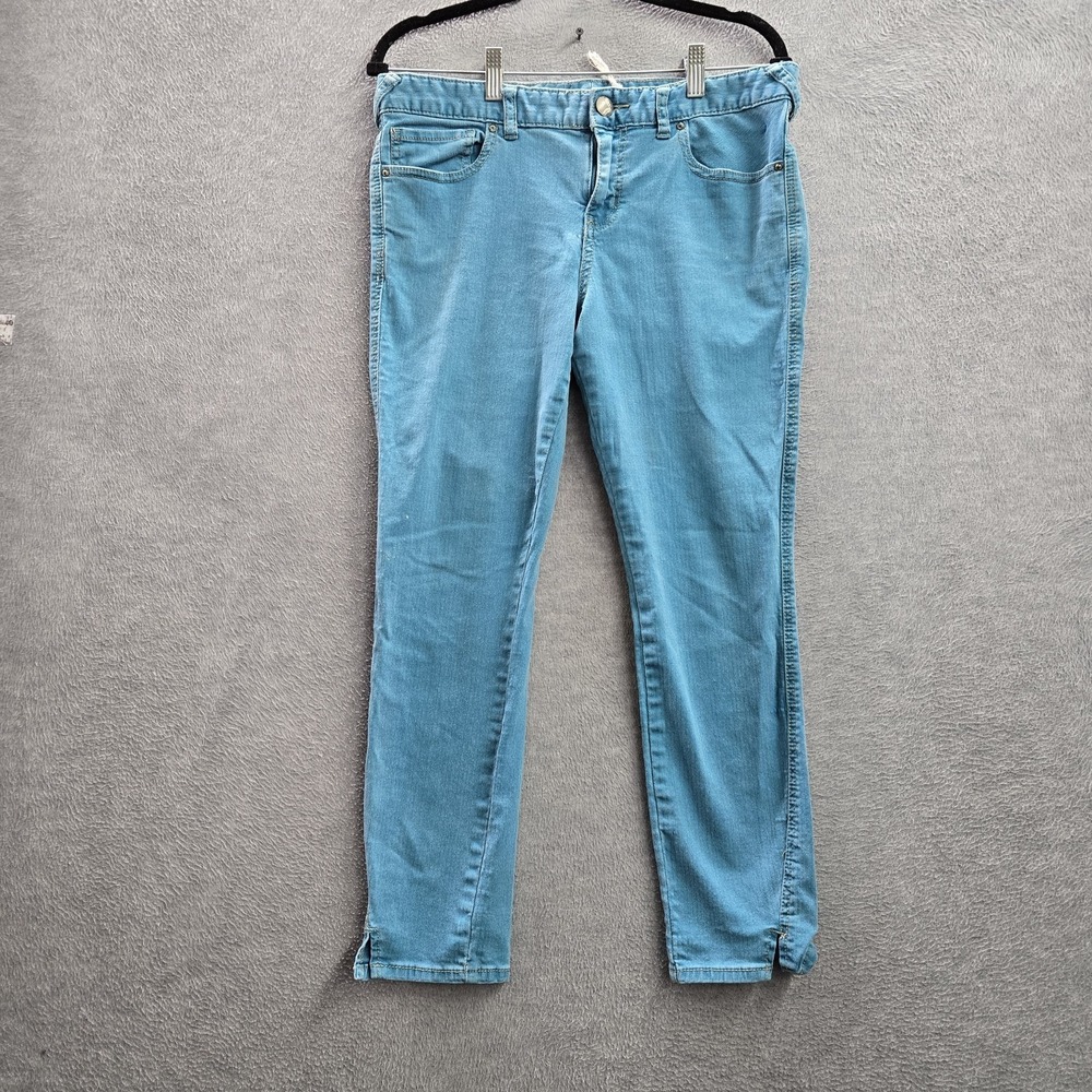 Free‎ People Women Jeans W30 Denim Straight Button 25" Inseam